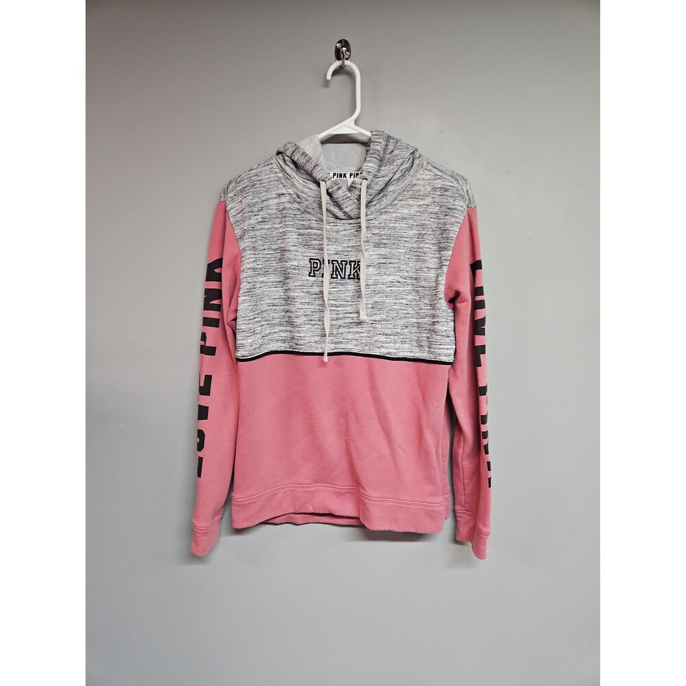 PINK Victoria's Secret Colorblock Hoodie Sweatshirt women's small
